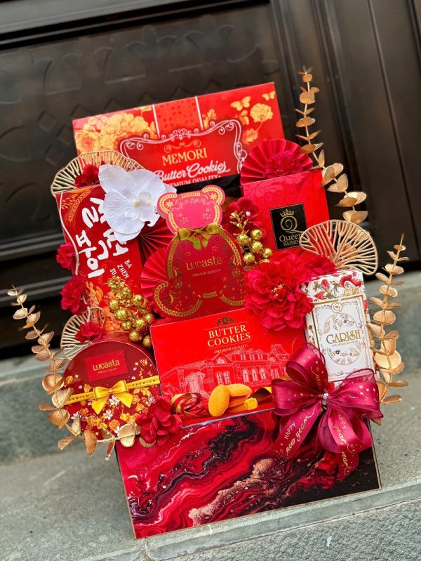 Giỏ Quà Tết An Yên L14 Đỏ